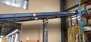 Conveyor system approximately 70 m in length 60 cm belt width