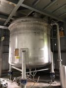 Stainless Steel Formulation vessel , 14,000 Litre, on load scales and top mount agitator - 2