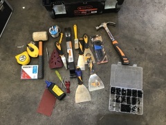 TOOL BOX AND ASSORTED TOOLS - 2