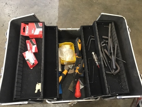 TOOL BOX, WITH SOME TOOLS