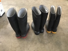 3 PAIRS OF GUMBOOTS - 3