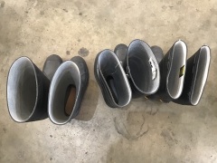 3 PAIRS OF GUMBOOTS - 4
