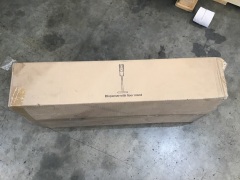 DISPENSER WITH FLOOR STAND, BOX DAMAGED ON EDGE