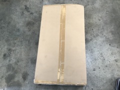 DISPENSER WITH FLOOR STAND, BOX DAMAGED ON EDGE - 2