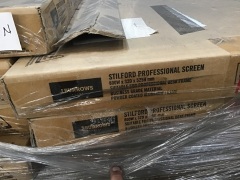 FULL PALLET, PROFESSIONAL SCREENS, PLEASE REFER TO IMAGES OF ITEMS. - 7