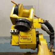 Fanuc Robot Model: R2000iA-165CF Reach: 1.4mtrs Payload: 165kg Controller: RJ3iB Teach Pendant Included Axis: 6 Floor Mounted YOM: 2004 - 5