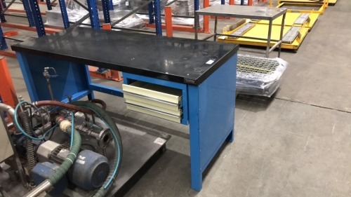 Phoenix storage systems steel work bench with drawers
1800x750x900H