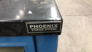 Phoenix storage systems steel work bench with drawers
1800x750x900H - 4