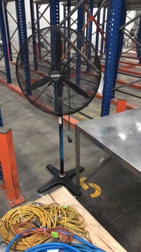 Airmate industrial pedestal fan
600 dia blade
3 speed
240volt