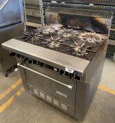 Garland Commercial 6 Burner Stove with Static Oven