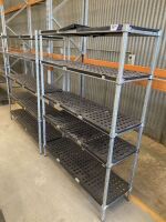 Two bays of Coldroom Shelving, Mantova