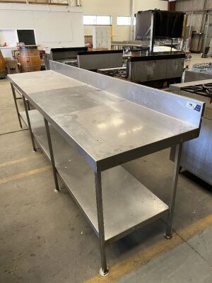 Preparation Bench, stainless steel