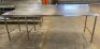 Preparation Bench, stainless steel, 150mm splashback - 2