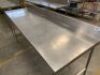 Preparation Bench, stainless steel, 150mm splashback - 3