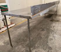 Preparation Bench, stainless steel, 150mm splashback - 4