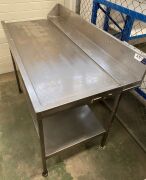 Two assorted stainless steel benches - 2