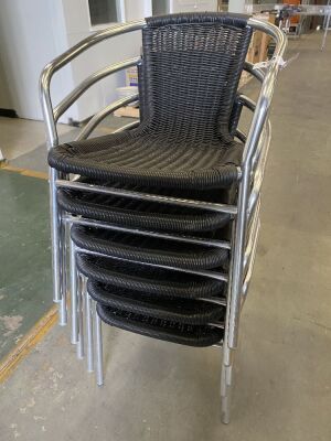 Quantity of 12 Cafe Chairs