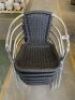 Quantity of 12 Cafe Chairs - 2