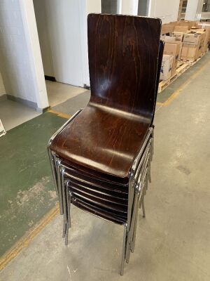 Quantity of 10 Cafe Dining Chairs