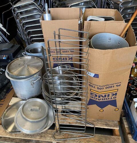 Large quantity of assorted Commercial Cookware