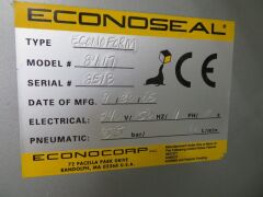 2005 Econoseal Carton Erection Machine, Model: 8417 - 15