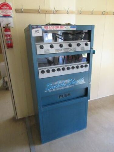Snack Coin Operated Machine, 170 x 500 x 1500mm H
