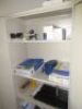 2 Door Metal Stationary Cabinet and contents, 900 x 470 x 1840mm H - 2