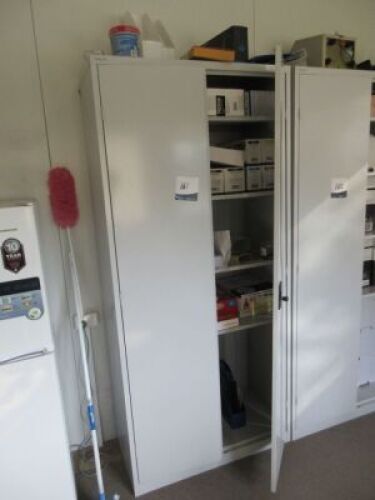 2 Door Metal Cabinet, 900 x 450 x 200mm H