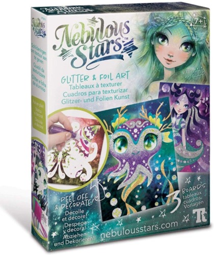 Carton of 8 x Nebulous Stars - Glitter & Foil Art Kits