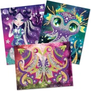 Carton of 8 x Nebulous Stars - Glitter & Foil Art Kits - 3