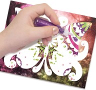 Carton of 8 x Nebulous Stars - Glitter & Foil Art Kits - 4