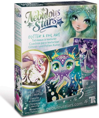 Carton of 4 x Nebulous Stars - Glitter & Foil Art Kits