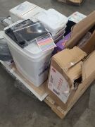 BULK PALLET of School supplies | Books, someTime, counting and hand writing Sheets, Bins and Pens and White boards and one Otto Chair. - 4
