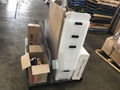 BULK PALLET BUNDLE, HAND DISPENSERS, STATIONERY, MED CHAIR BLACK, FIT CHAIR, ECT, PLEASE REFER TO IMAGES OF ITEMS - 4