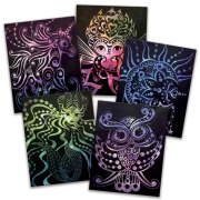 Carton of 8 x Nebulous Stars - Scratch Art Kits - 2