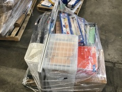 BULK PALLET, KIDS LEARNING POSTER PACKS, CHAIRS, A4 and A3 PAPER, BINS, WHITEBOARDS ECT, PLEASE REFER TO IMAGES OF ITEMS - 5