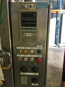 Suscon Maxi Intel 15K Hopper Bag/Filler with controls
Conpac Aus
Type: NWV010 5500GR
2400 H x 100 x 1200mm on stand with control panel NF0697 - 4