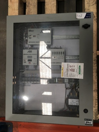 Control Cabinet with Fike Suppression System, Fike Explosion Protection Controller, Fike Annunciator Module PSU Unit