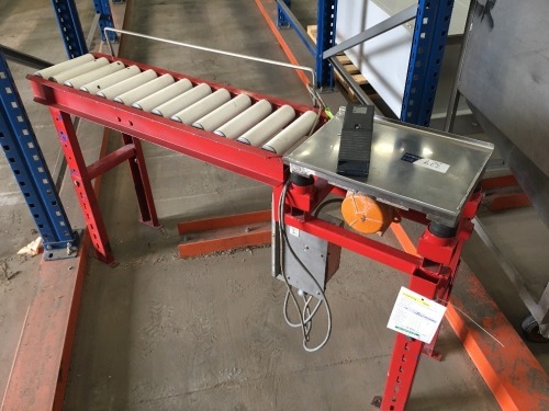 Conveyor with Vibrating Plate & Foot Pedal Operation