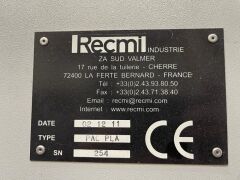 Recmi Bundle Stacker and Paletizer, Type HP1200M, PLA PLA ,Year 2011 - 11