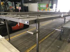 Conveyor Roller Table including Rollers, 300 x 20mm DiaStainless Steel3.900 x 1900 x 1500mm - 3