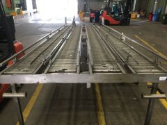 Conveyor Roller Table including Rollers, 300 x 20mm DiaStainless Steel3.900 x 1900 x 1500mm - 4