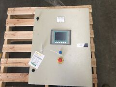 Control Panel Box with Screen & Emergency Stop Touch Simatic Panel, Siemens600 x 800 H x 200mm