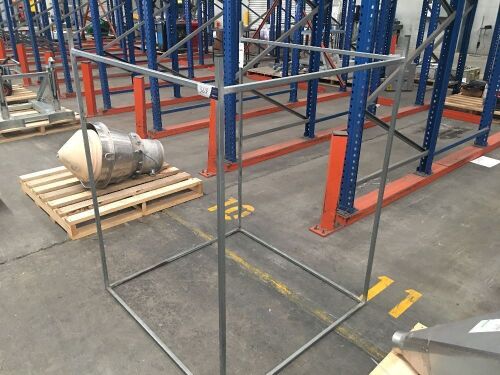 Galvanised Bag Stand, 1060 x 1120 x 1500mm H