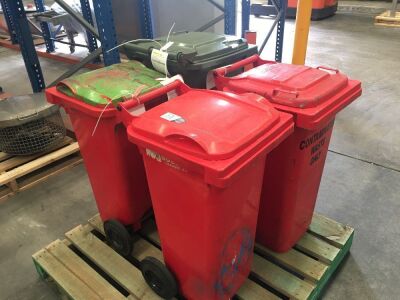 4 x Wheelie Bins (3 x 170 Ltr & 1 x 150 Ltr)