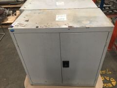 2 x 2 Door Metal Cabinets, 900 x 450 x 920mm H