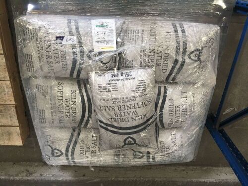 7 x Bags of 25Kg Net Kiln Dried Water Softener Salt