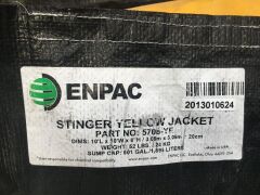 Enpac Stinger Yellow Jacket, Part No: 5708-YE Dimensions: 3.05m x 3.05m x 20cm - 2