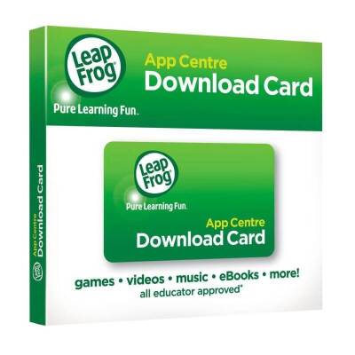 4 x LeapFrog AppCentre $30 Download Cards