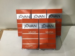 5 x Jovan Musk 29ml - 2